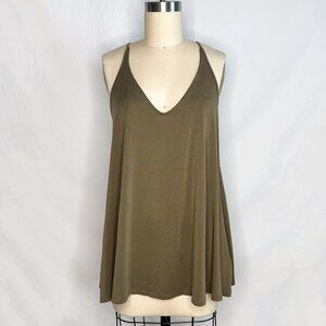 silence + noise - Flowy Green Tank Top